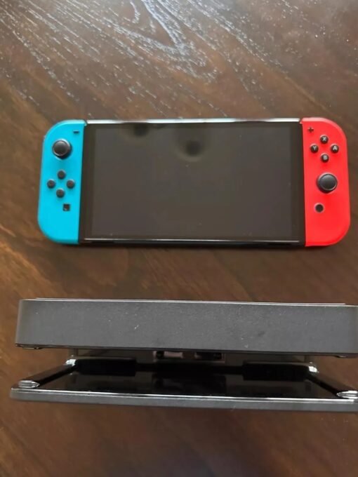 Nintendo Switch OLED Model HEG-001 Handheld Console - 64GB - Black/Neon Red/Neon - Image 2