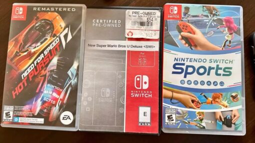 Nintendo Switch OLED Model HEG-001 Handheld Console - 64GB - Black/Neon Red/Neon - Image 4