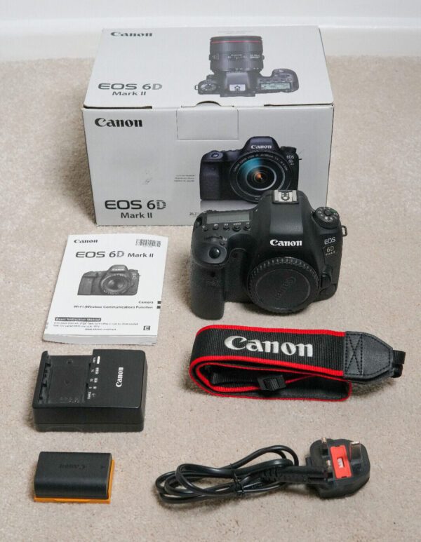 Canon EOS 6D Mark II DSLR Camera Bundle - Excellent Condition