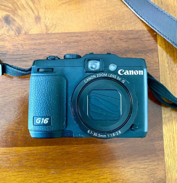 Canon PowerShot G16 12.1MP Digital Camera - Black - Image 2