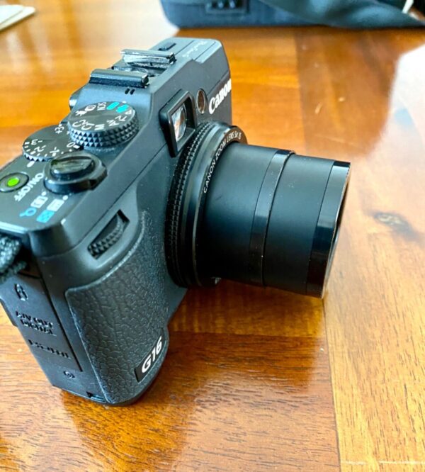 Canon PowerShot G16 12.1MP Digital Camera - Black - Image 6