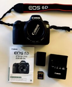 Canon EOS 6D Mark II 26.2MP Digital Camera Body + EF 50mm f/1.8 Lens Bundle