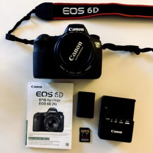 Canon EOS 6D Mark II 26.2MP Digital Camera Body + EF 50mm f/1.8 Lens Bundle