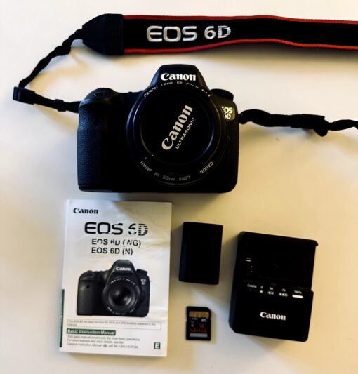 Canon EOS 6D Mark II 26.2MP Digital Camera Body + EF 50mm f/1.8 Lens Bundle
