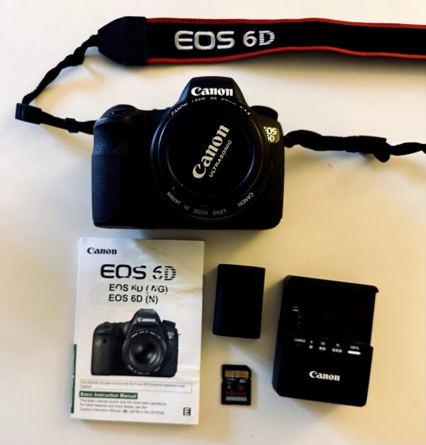 Canon EOS 6D Mark II 26.2MP Digital Camera Body + EF 50mm f/1.8 Lens Bundle