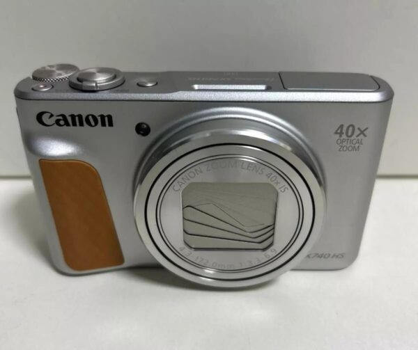 Canon PowerShot SX740 HS Silver Compact Digital Camera - 40x Optical Zoom - Image 2