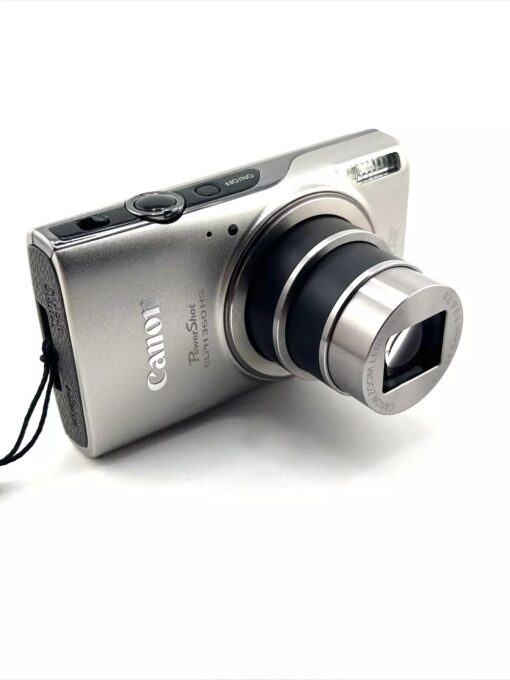 Canon PowerShot ELPH 360 HS Digital Camera - Silver, 20.2MP, WiFi - Tested - Image 8