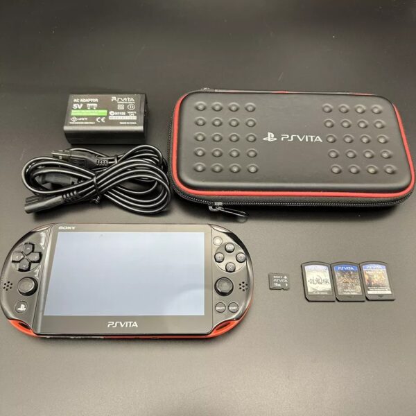 PS Vita PCH-2000 Sony Playstation Console Unlimited games & case Used - Image 11