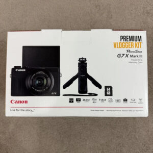CANON PowerShot G7 X MK MARK III 3 Compact Camera Vlogging Vlogger Kit - Black