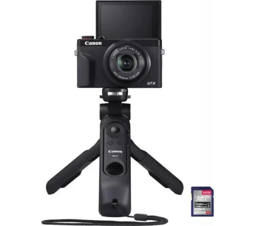 CANON PowerShot G7 X MK MARK III 3 Compact Camera Vlogging Vlogger Kit - Black - Image 5