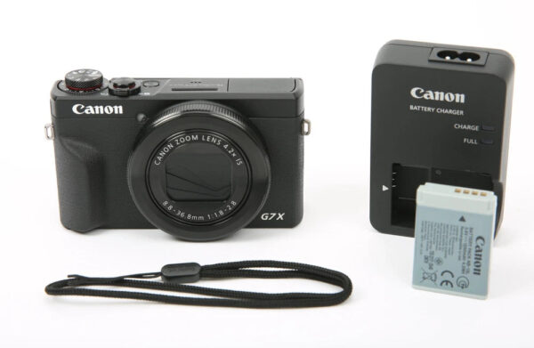 Canon PowerShot G7 X Mark III Compact Digital Camera (Black) 20.2MP 4.2x Zoom
