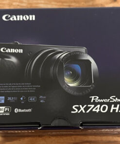 Canon PowerShot SX740 HS Digital Camera Black Brand New