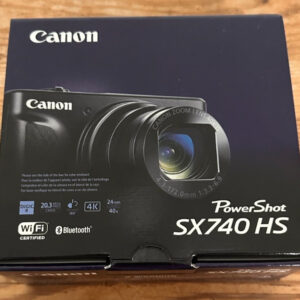 Canon PowerShot SX740 HS Digital Camera Black Brand New