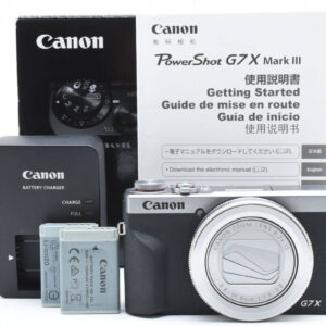 Canon PowerShot G7 X Mark III Camera 20.1MP Good Condition with Accessories Used