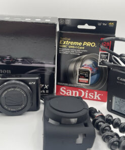 Canon PowerShot G7 X Mark II Camera And Accessories