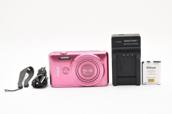 [Near Mint] NiKon COOLPIX S6900 Compact Digital Camera Pink from Japan