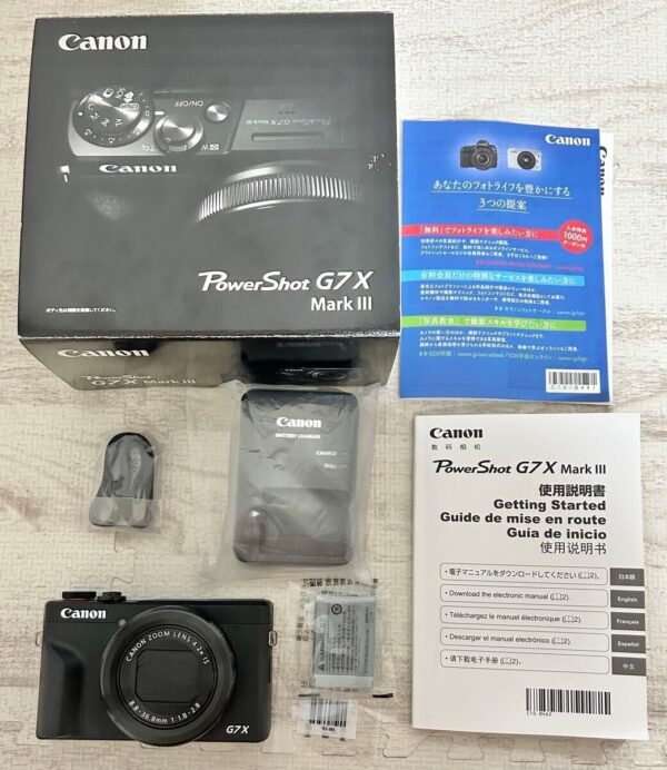 [MINT] Canon PowerShot G7 X Mark III 20.1MP Digital Camera Exhibition from JAPAN