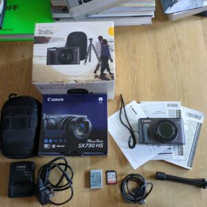 Canon Powershot SX730 HS 20.3MP Camera Good Condition Travel Kit And 32GB Card