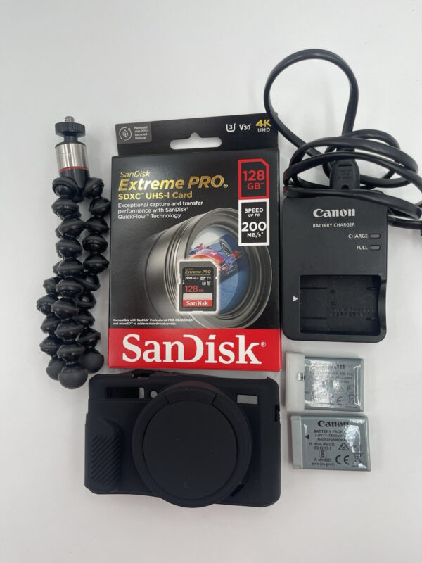 Canon PowerShot G7 X Mark II Camera And Accessories - Image 2