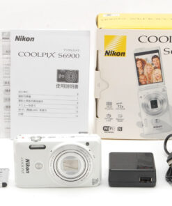【MINT- BOXED】Nikon COOLPIX S6900 16.0MP White Compact Digital Camera From JAPAN
