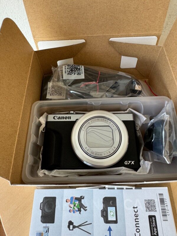 NEW Canon PowerShot G7X Mark III Digital Camera Vlogging Silver - Image 5