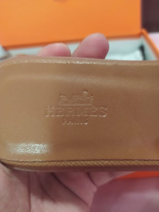 Hermès Oran brown sandals for women, Size 39 - Image 6