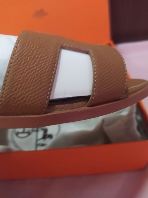 Hermès Oran brown sandals for women, Size 39 - Image 8
